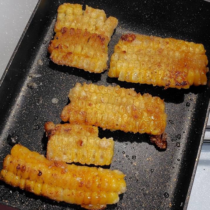 とうもろこしのバター醤油焼き